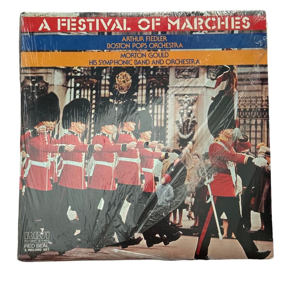 A Festival Of Marches Arthur Fiedler Morton Gould RCA Red Seal 1977 SVG